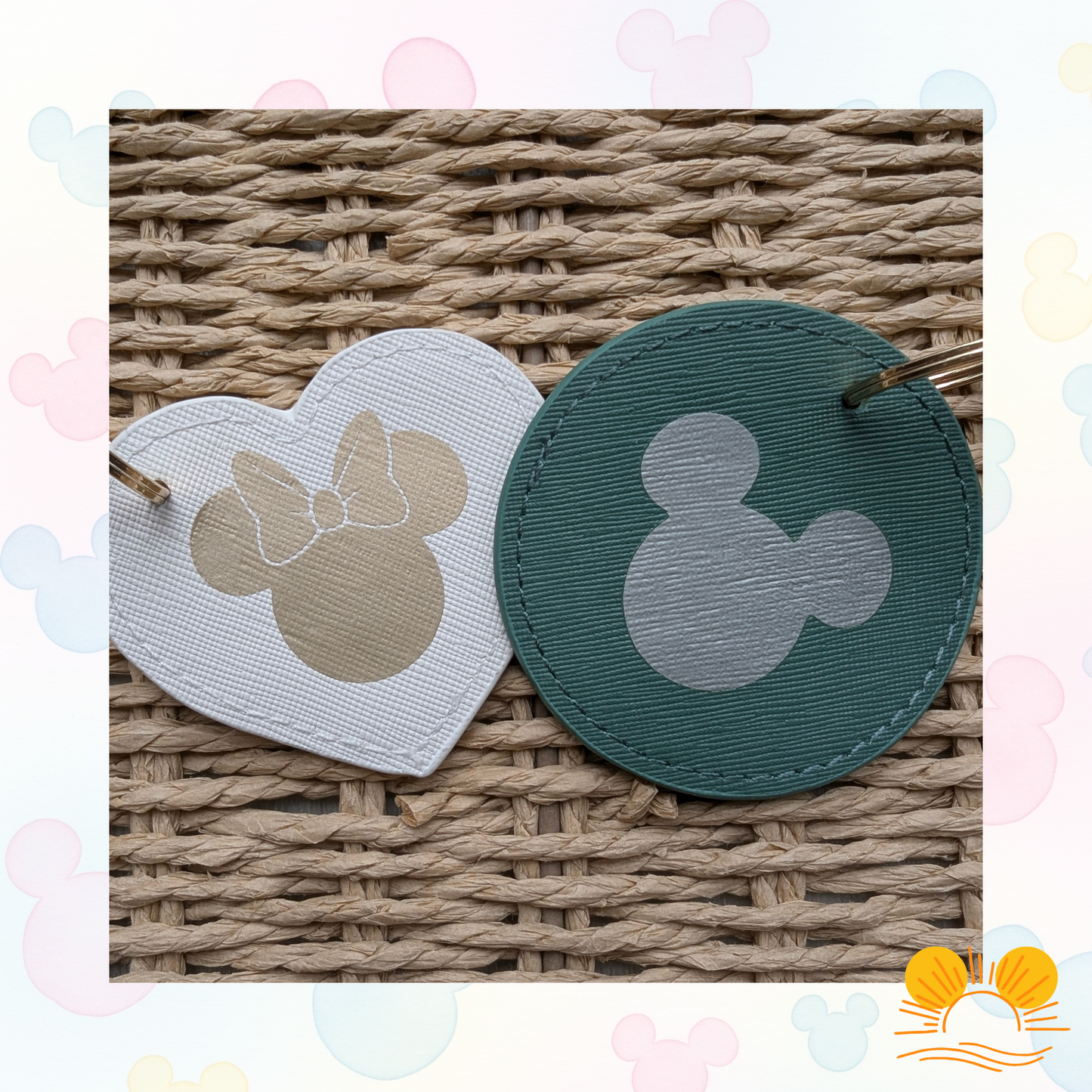 Personalised Disney Initial Keyring