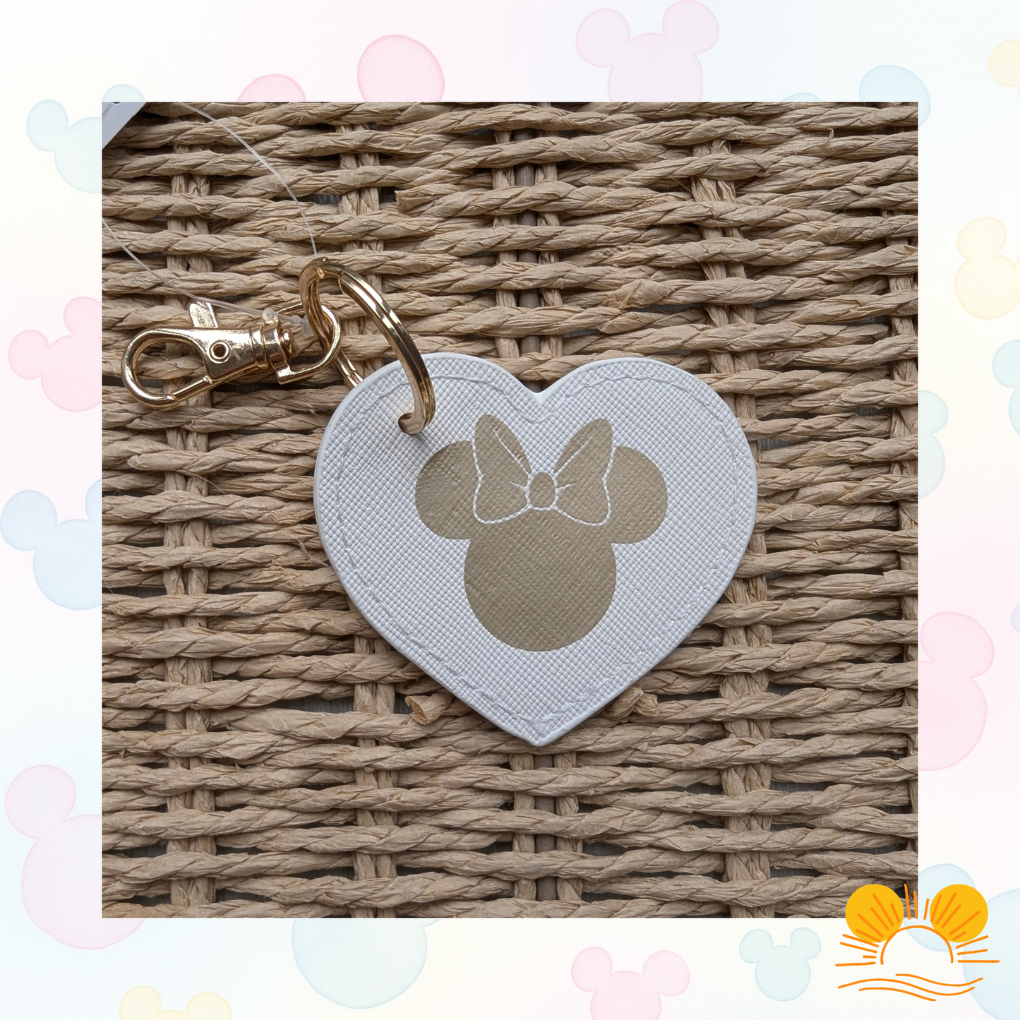Personalised Disney Initial Keyring