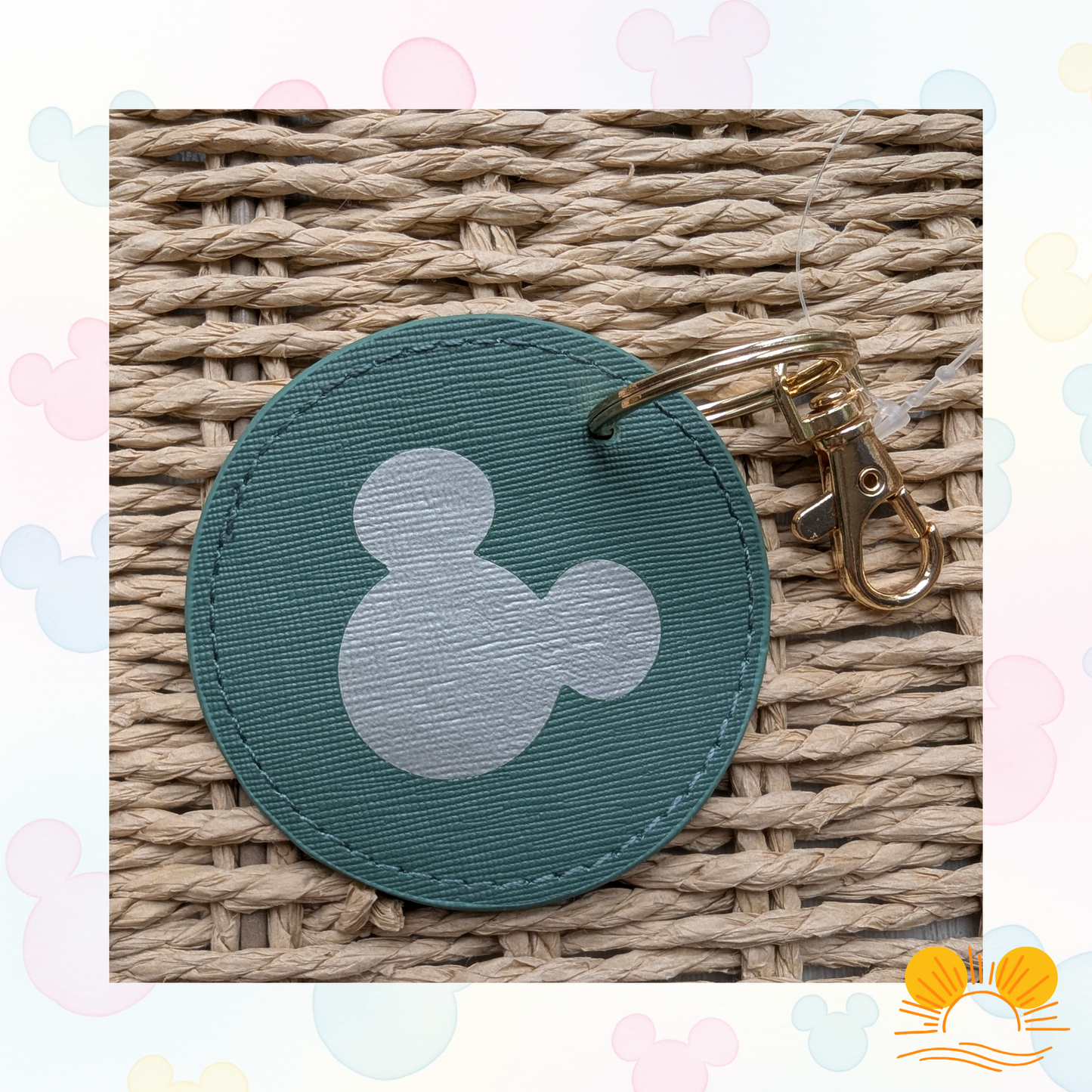 Personalised Disney Initial Keyring