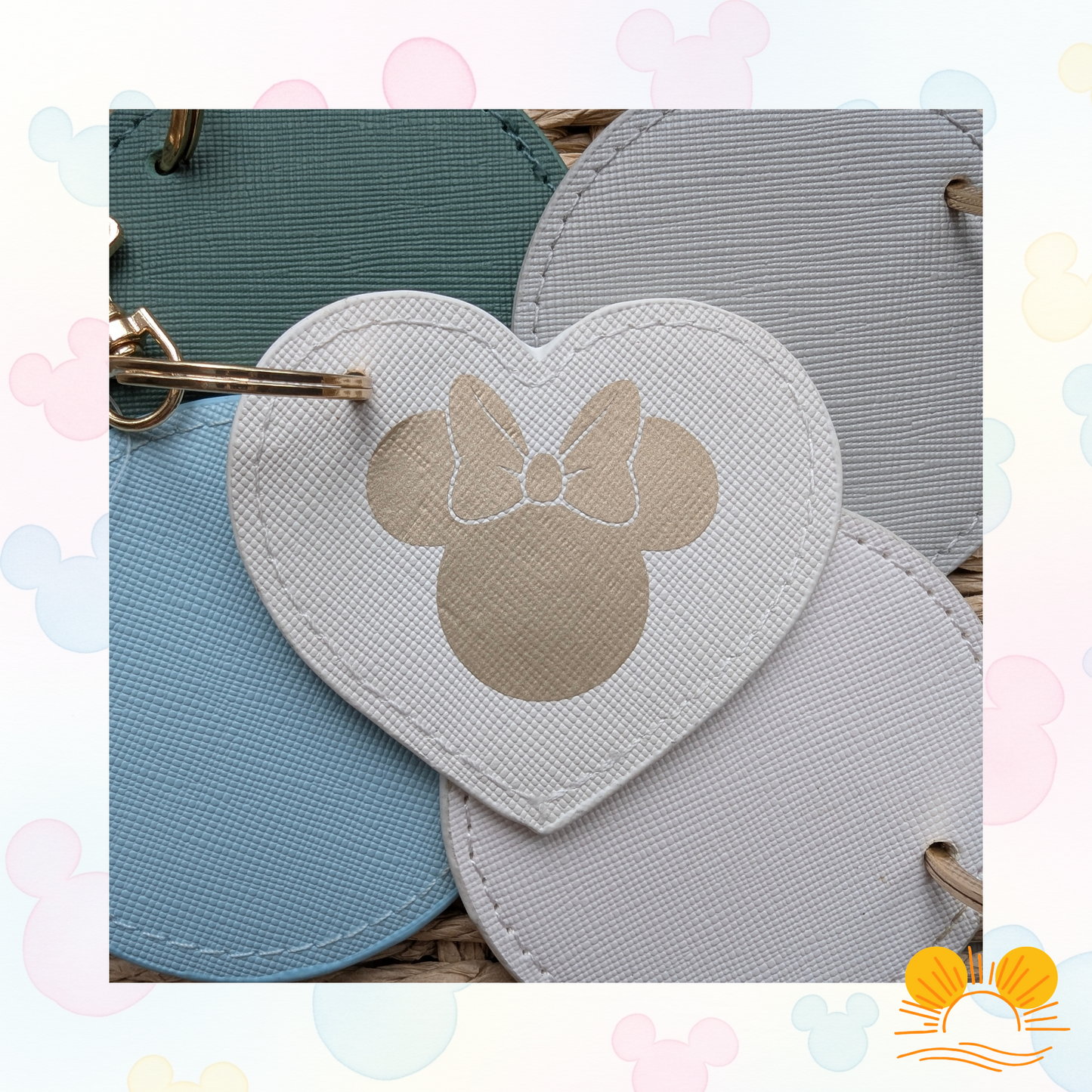 Personalised Disney Initial Keyring