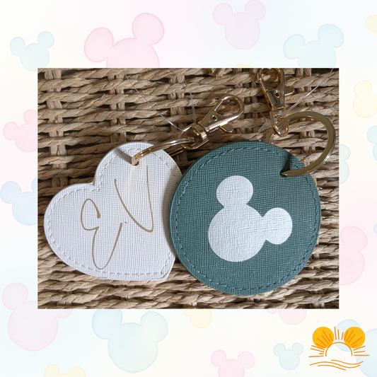 Personalised Disney Initial Keyring