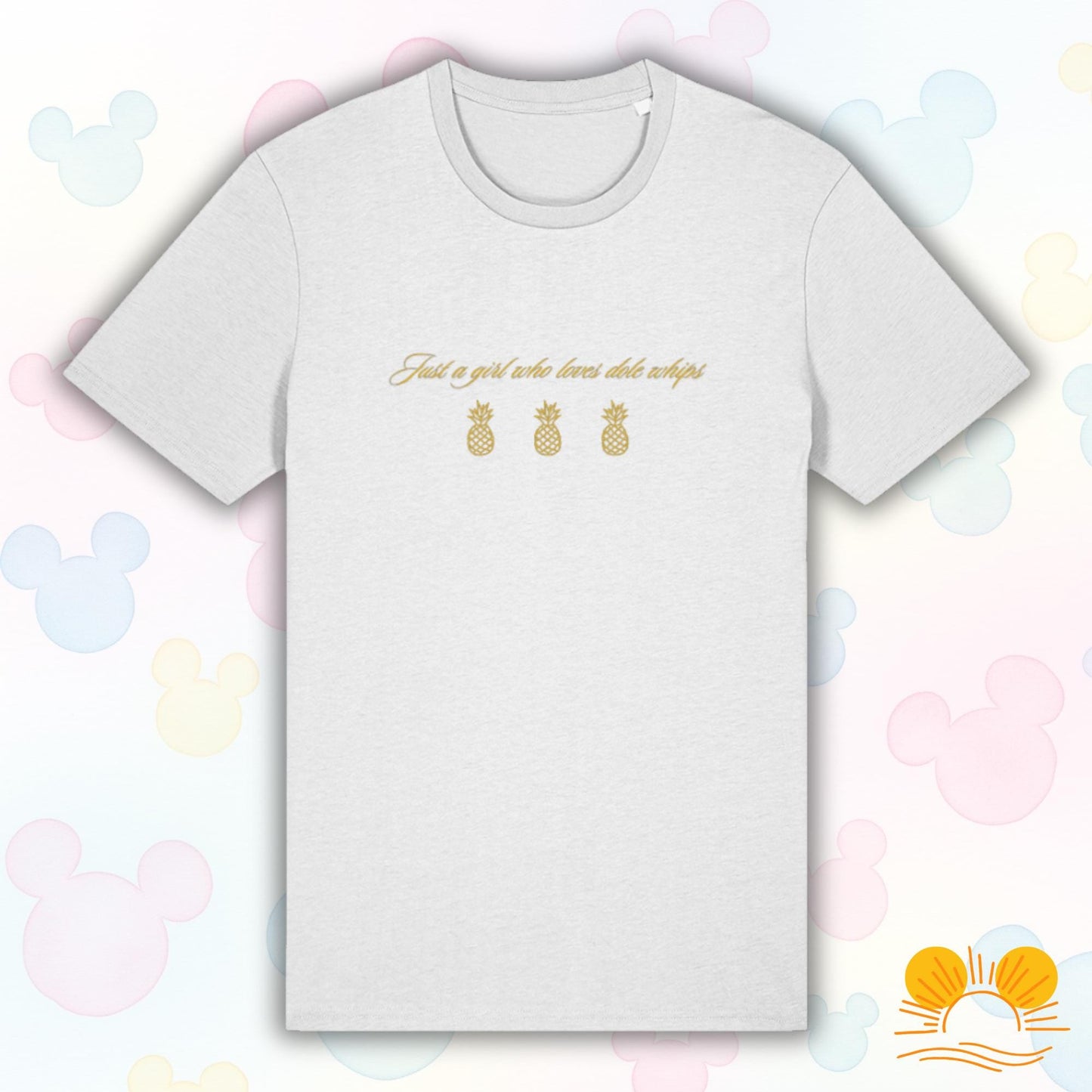 Disney Dole Whip Inspired T-Shirt | Magical Theme Park Style Tee | Unisex Eco Friendly Organic Cotton Top | Orlando Florida Clothing